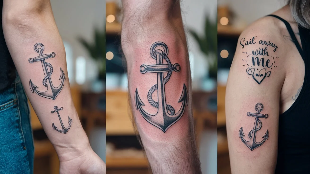 Aesthetic Yet Meaningful Anchor Tattoo Designs