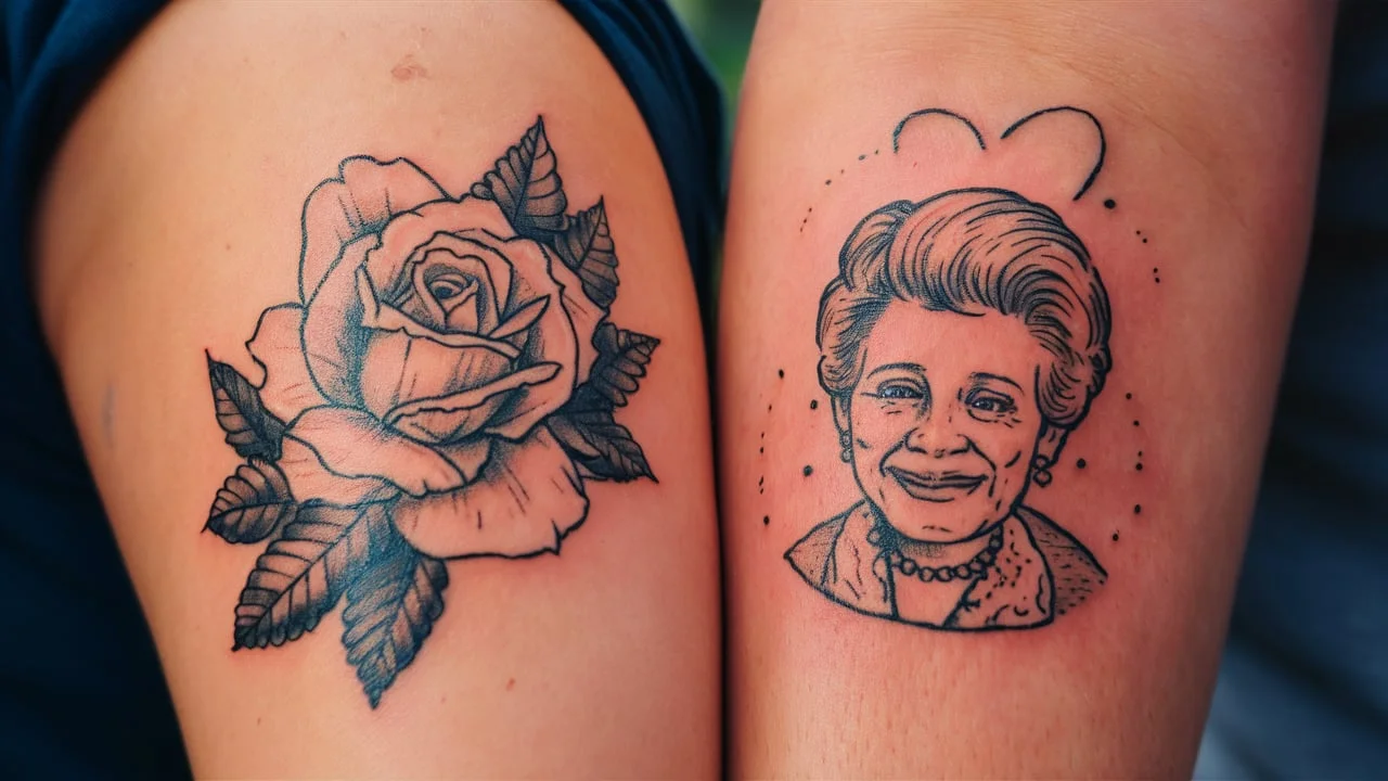 Beautiful RIP Grandma Tattoo Ideas To Remember The Good Old Days!