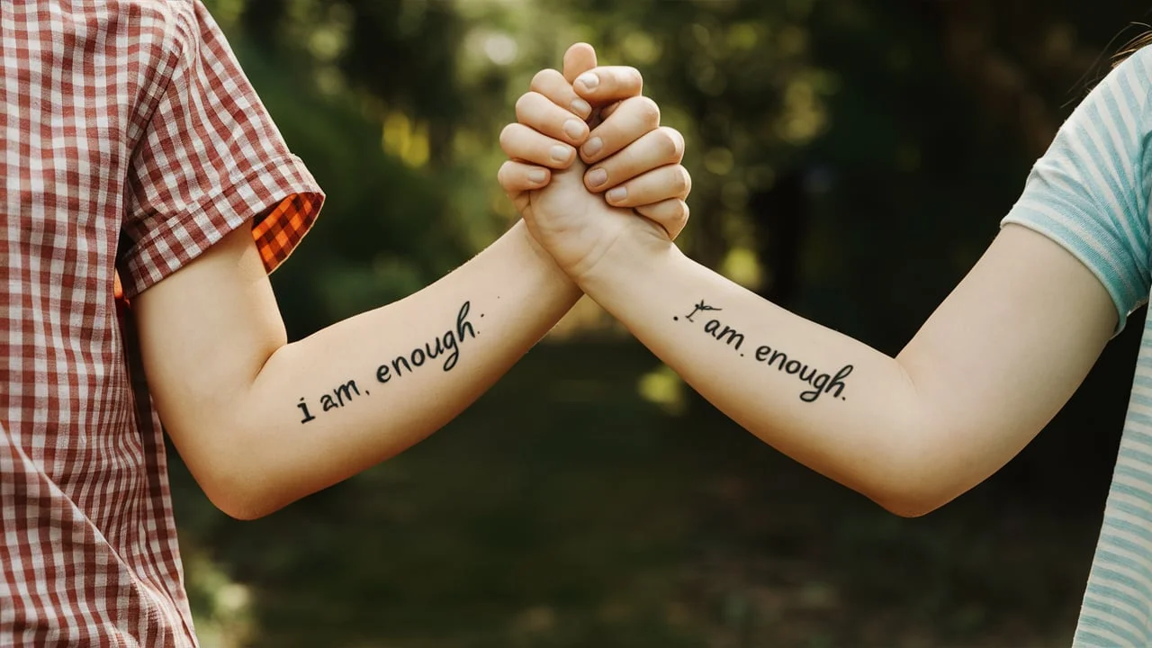 Charming “I Am Enough” Tattoo Designs To End Self Doubt