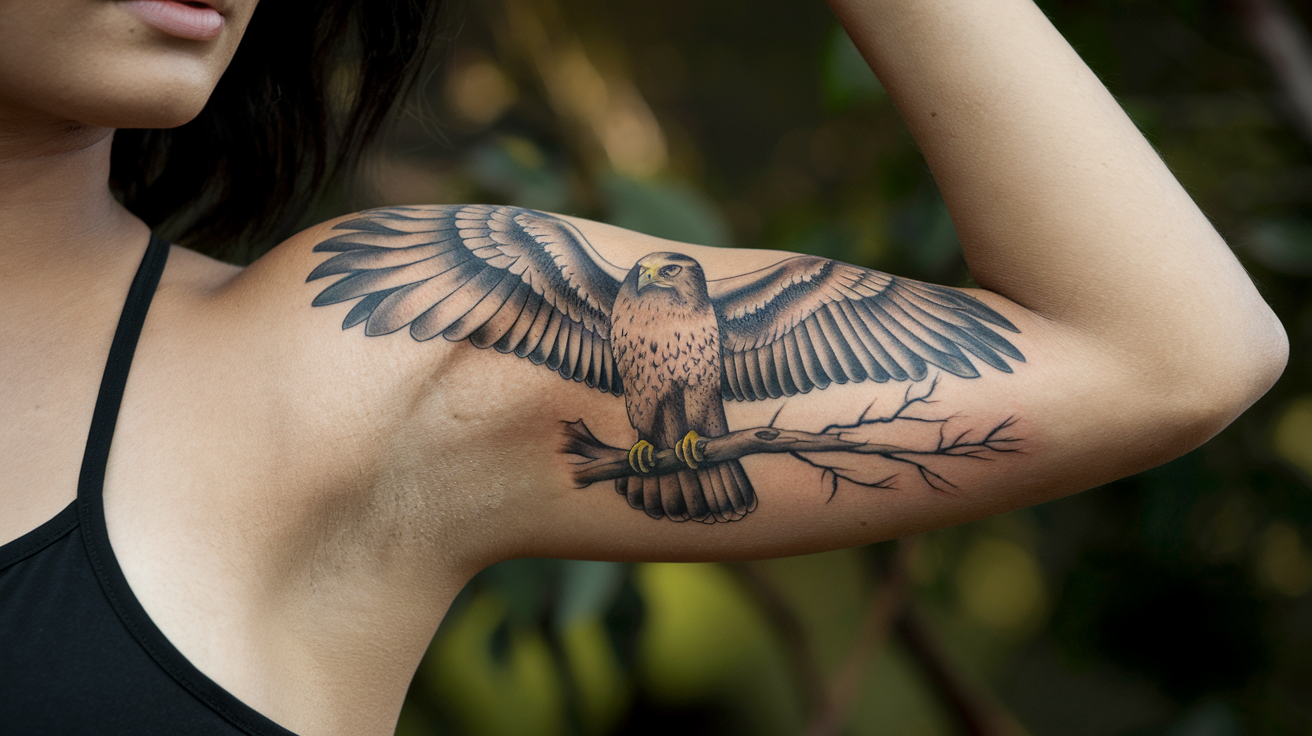 Contemporary Hawk Tattoo Ideas That Add More Meaning To Being Fearless