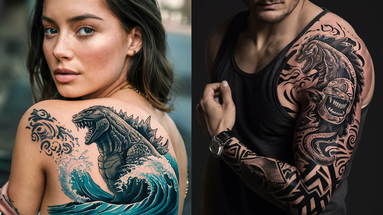 Fascinating Godzilla Tattoo Ideas To Energize Your Soul