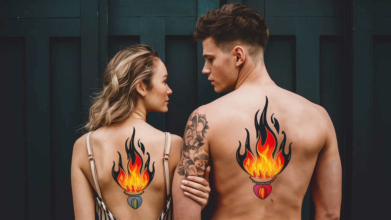 Thunderous Twin Flame Tattoo Ideas With Electrifying Meaning