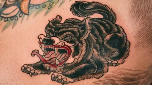 Foo Dog Tattoo